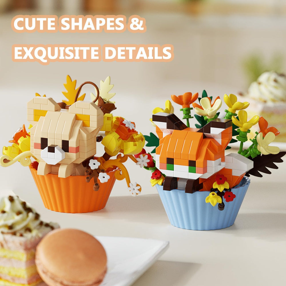 TENYEAH dog cupcake mini build brings playful character to shelves and workspaces.