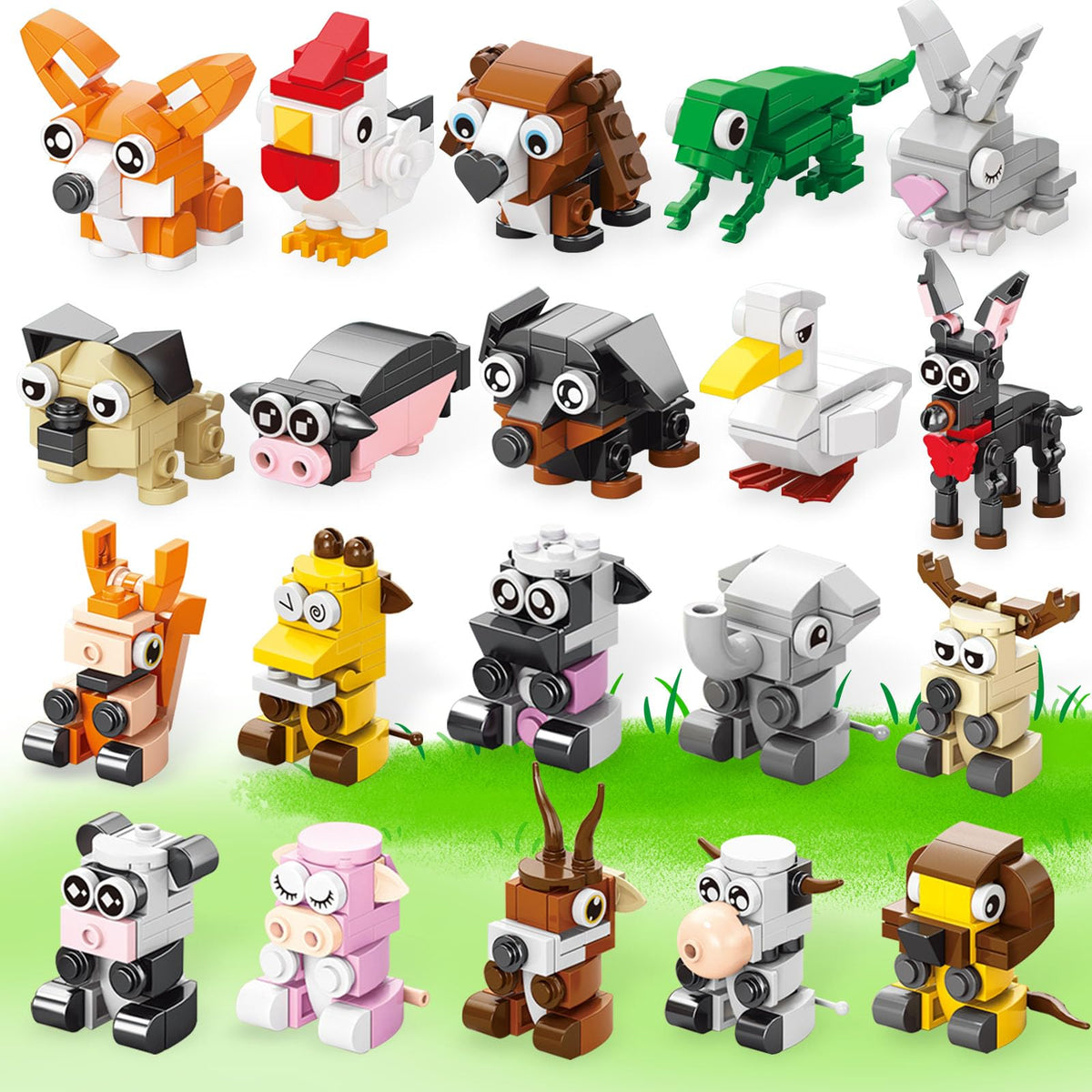TENYEAH mini cow block for party favors and creative play