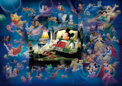 Tenyo Mickey's Dream Fantasy glow puzzle glows in the dark for cozy evening sessions