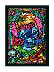 Tenyo Stained Art Stitch puzzle: stained glass-inspired design for relaxing brain-teaser fun.