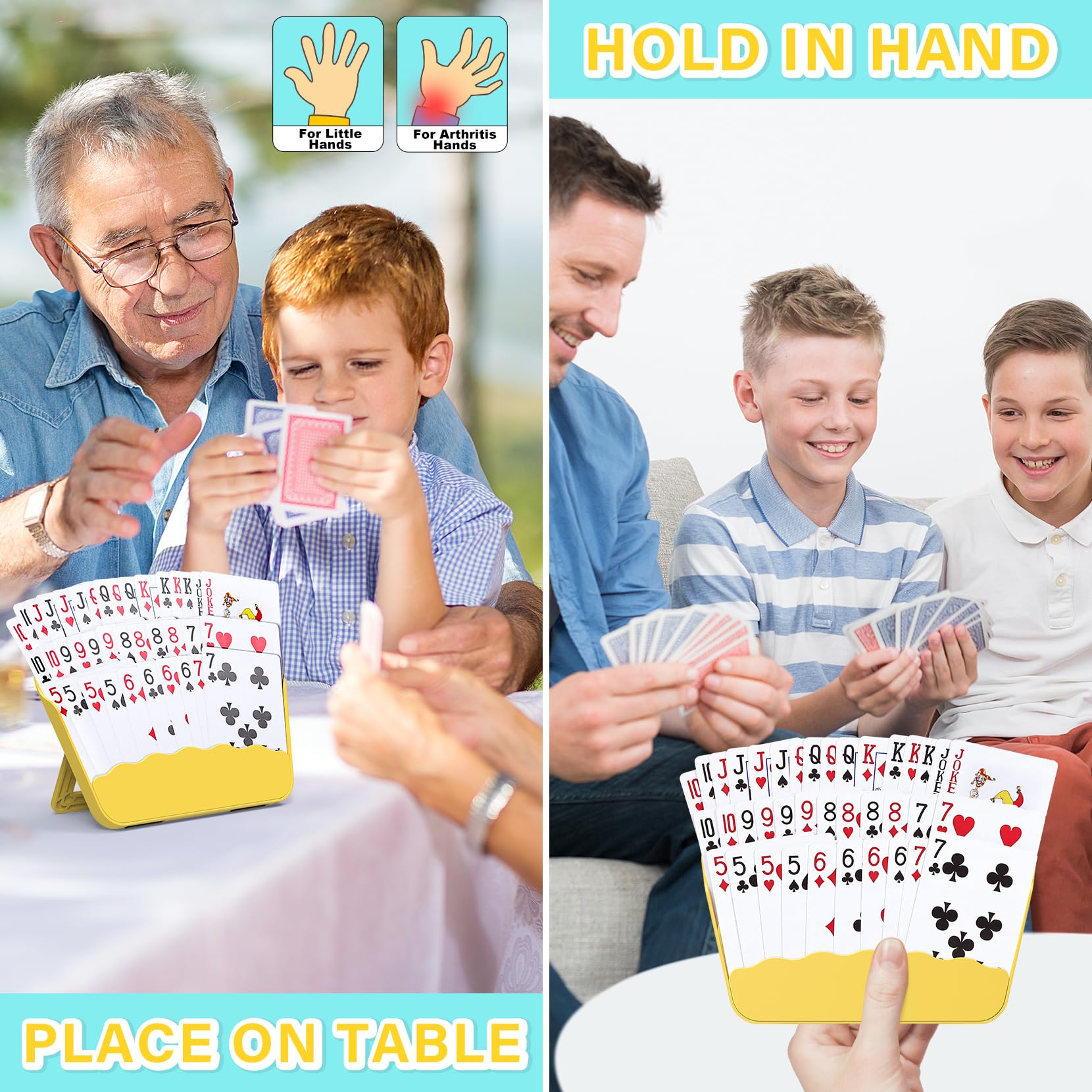 Tenyond card holder 2-pack travel-friendly setup fits bags for on-the-go gaming.