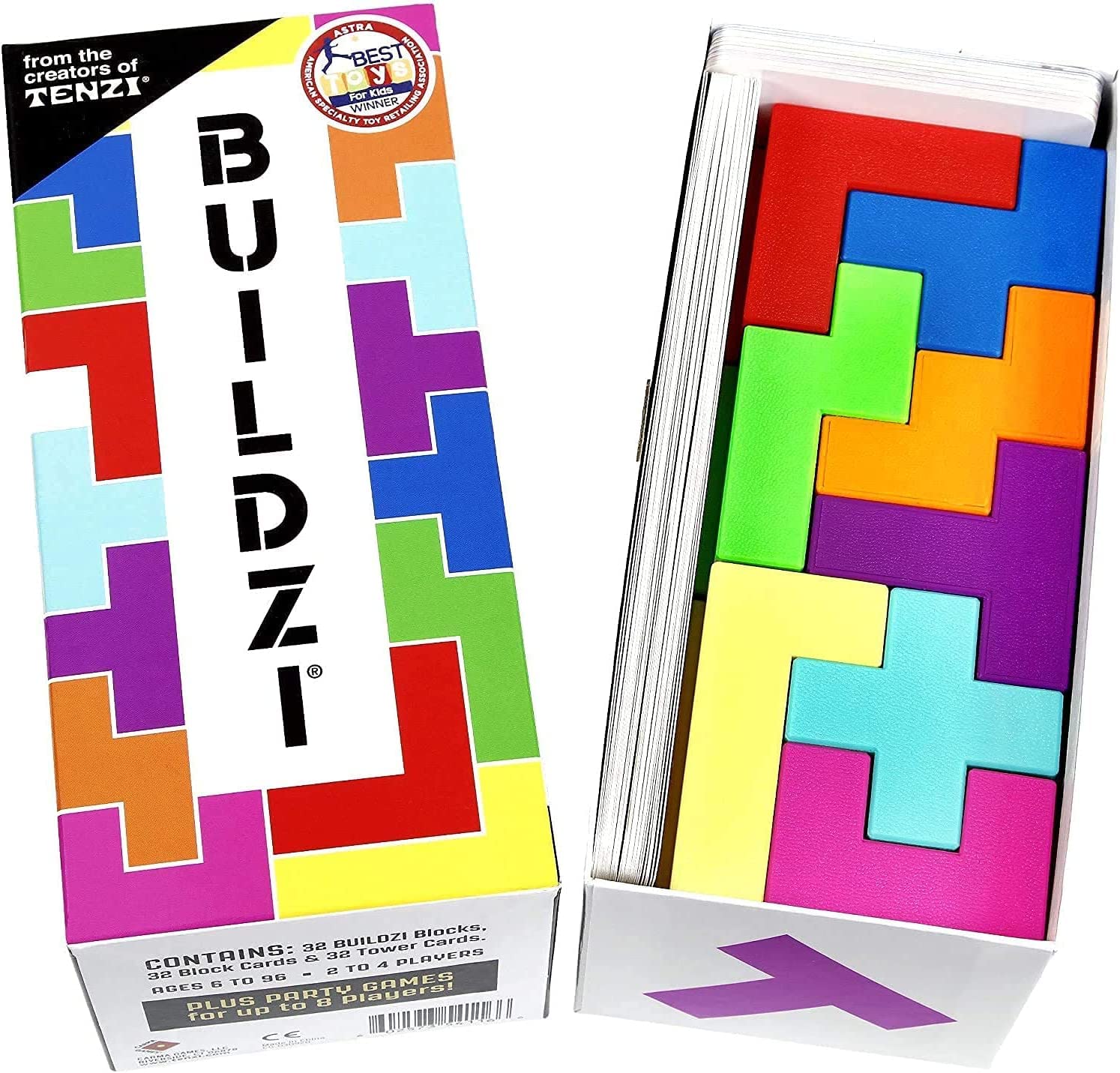 TENZI BUILDZI stacked towers demonstrate easy setup for all ages