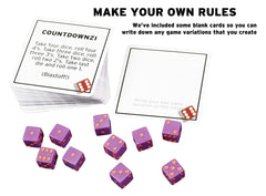 TENZI color dice sets in bright hues for quick identification during play