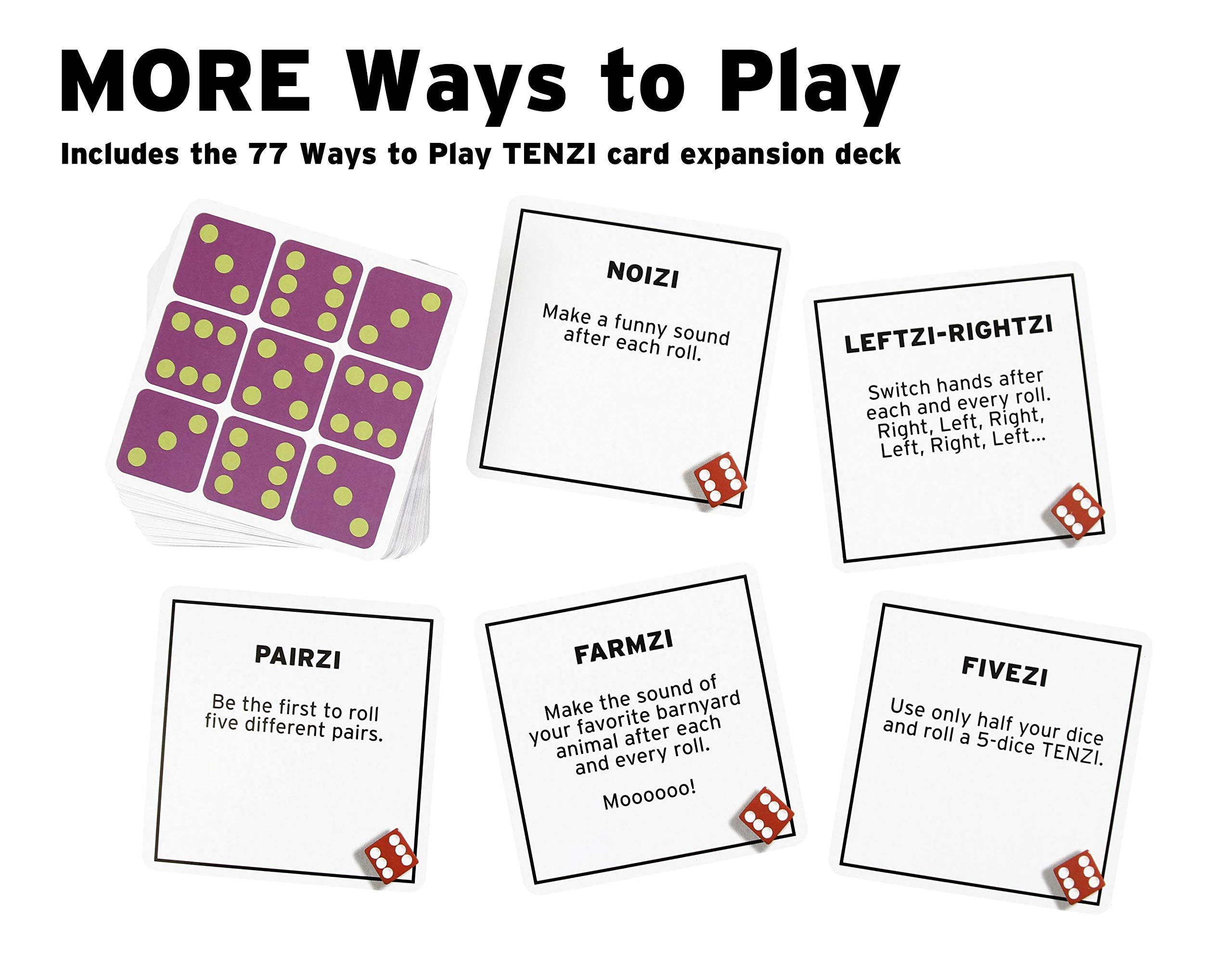 TENZI dice storage tube keeps dice organized between games