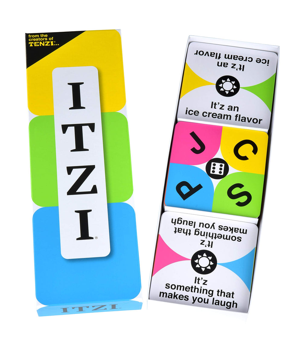TENZI ITZI players gathered around a table for fast gameplay