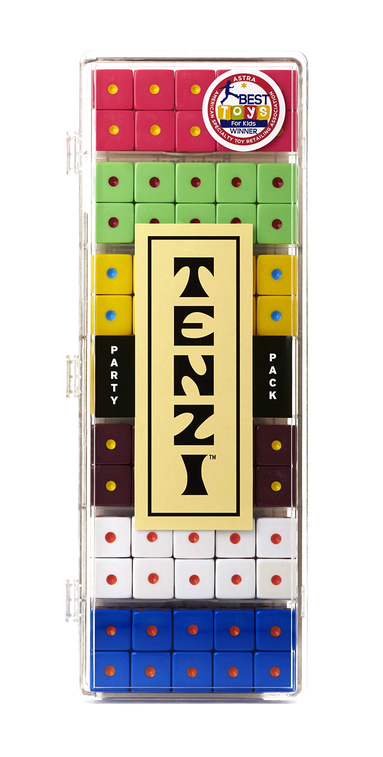 TENZI Party Pack dice sets for fast family rounds.