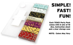 TENZI Party Pack storage case keeps dice organized on the go.
