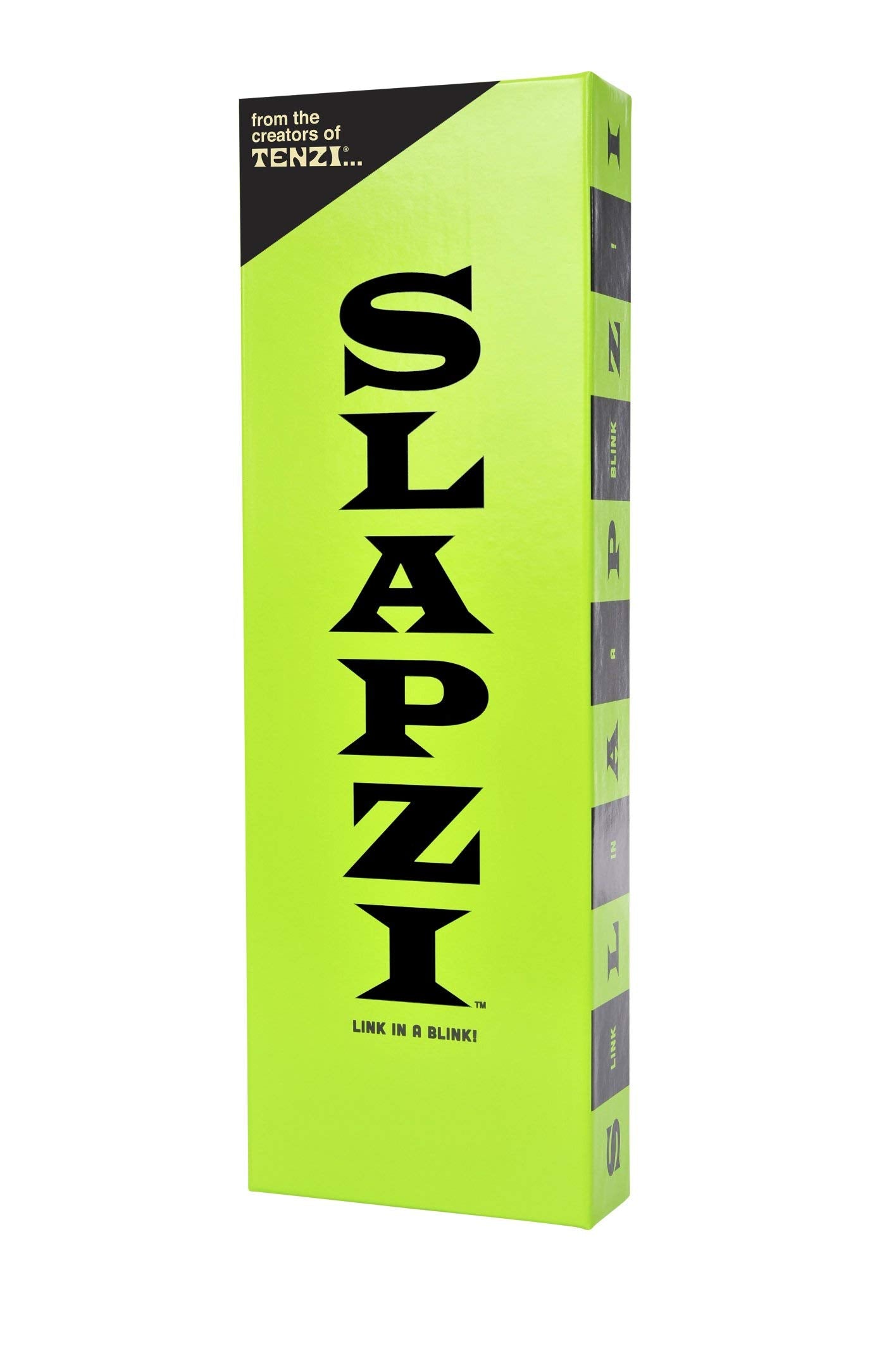 TENZI Slapzi full sized edition deck spread for quick, engaging rounds.