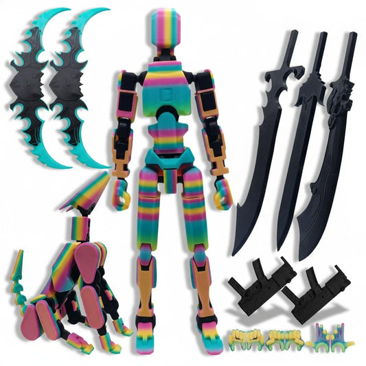 Teoboeys T13 figure front view, bold centerpiece for display and storytelling potential