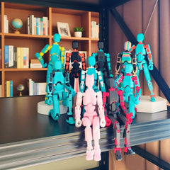 Teoboeys T13 with 180–360° articulation enabling dynamic posing for stories.