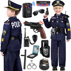 Tepsmigo police hat for kids enhances authentic dress-up and imagination.