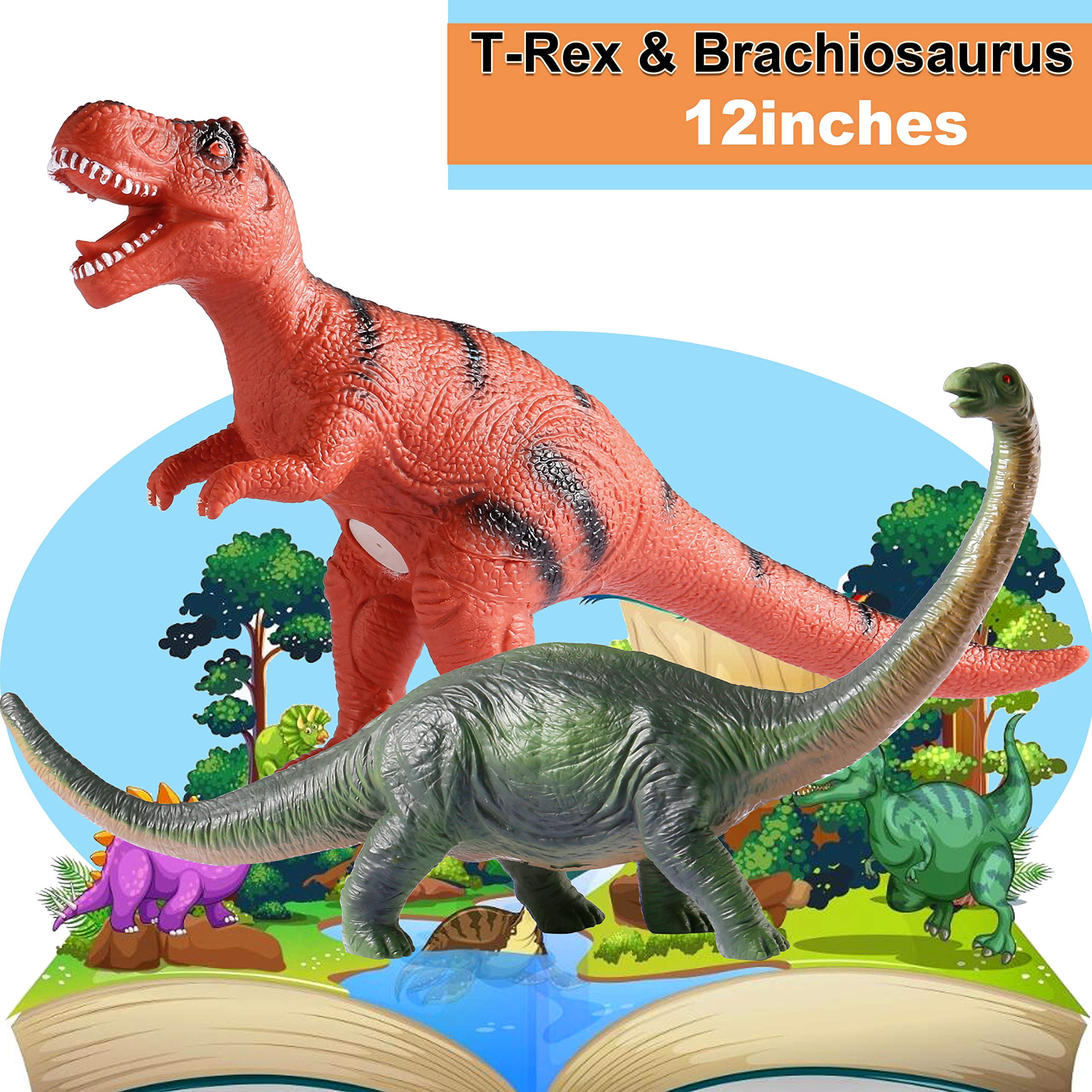 Tepsmigo Triceratops figure offers sturdy design for safe pretend play.