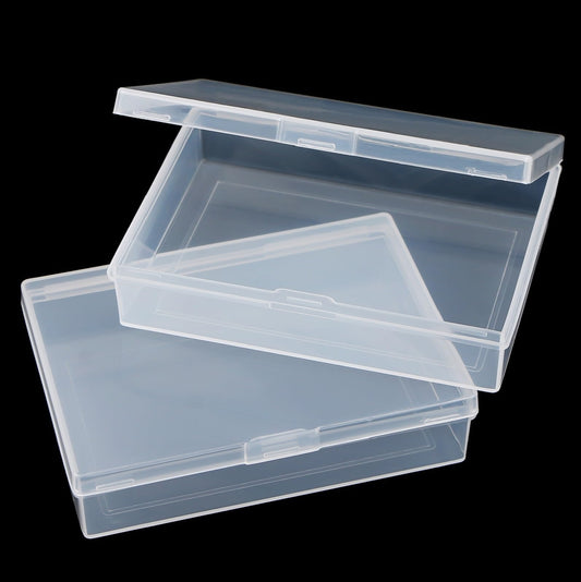 Teqooza playing card case two-pack front view for clear, organized card storage.