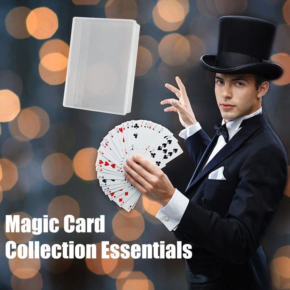 Teqooza playing card case two-pack stacked display demonstrates organized storage.