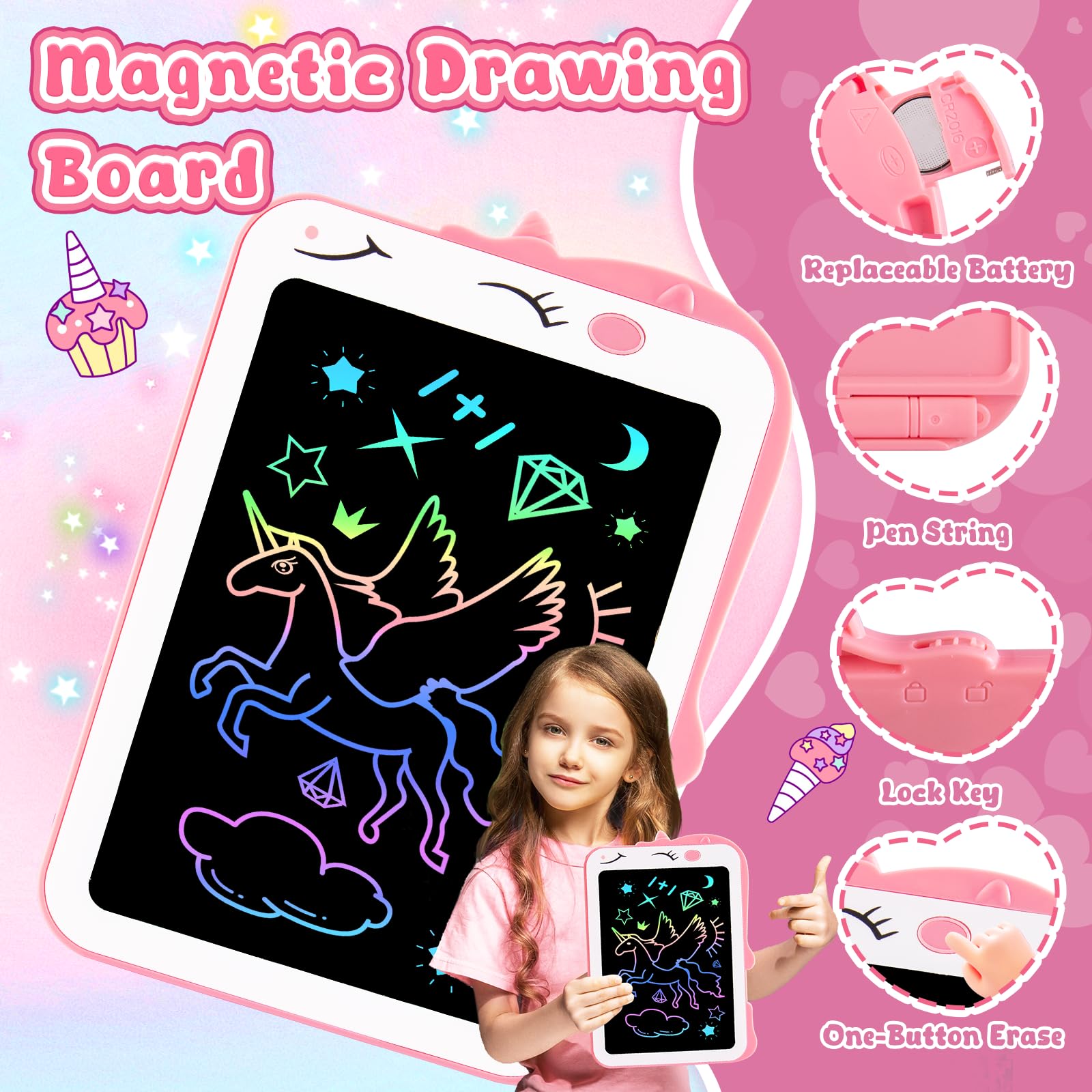Teriph-colorful-eco-friendly-doodle-pad: vibrant colors spark creativity with no cleanup.