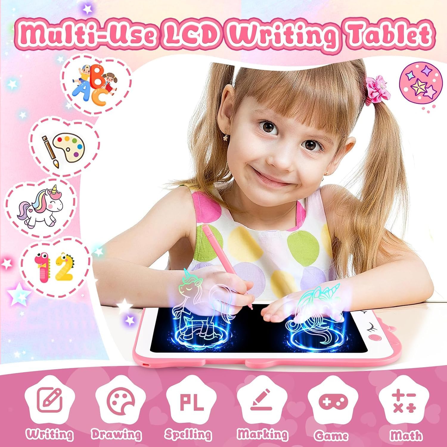 Teriph-kids-writing-board-compact-travel: perfect on-the-go drawing and note taking.