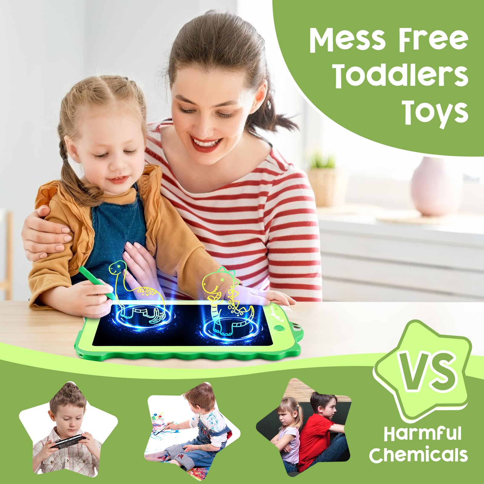 Teriph safe ABS plastic construction ensures durable, burr-free edges for curious kids.