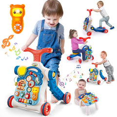 Terramus 5-in-1 baby walker in push mode supports early mobility and exploration.
