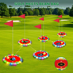 TERRAMUS Beach night play boosts visibility and fun by glow targets.