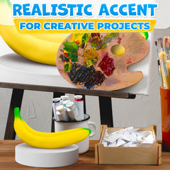 Tesorrio stress-relief fruit measures 6.7 by 1.4 inches.