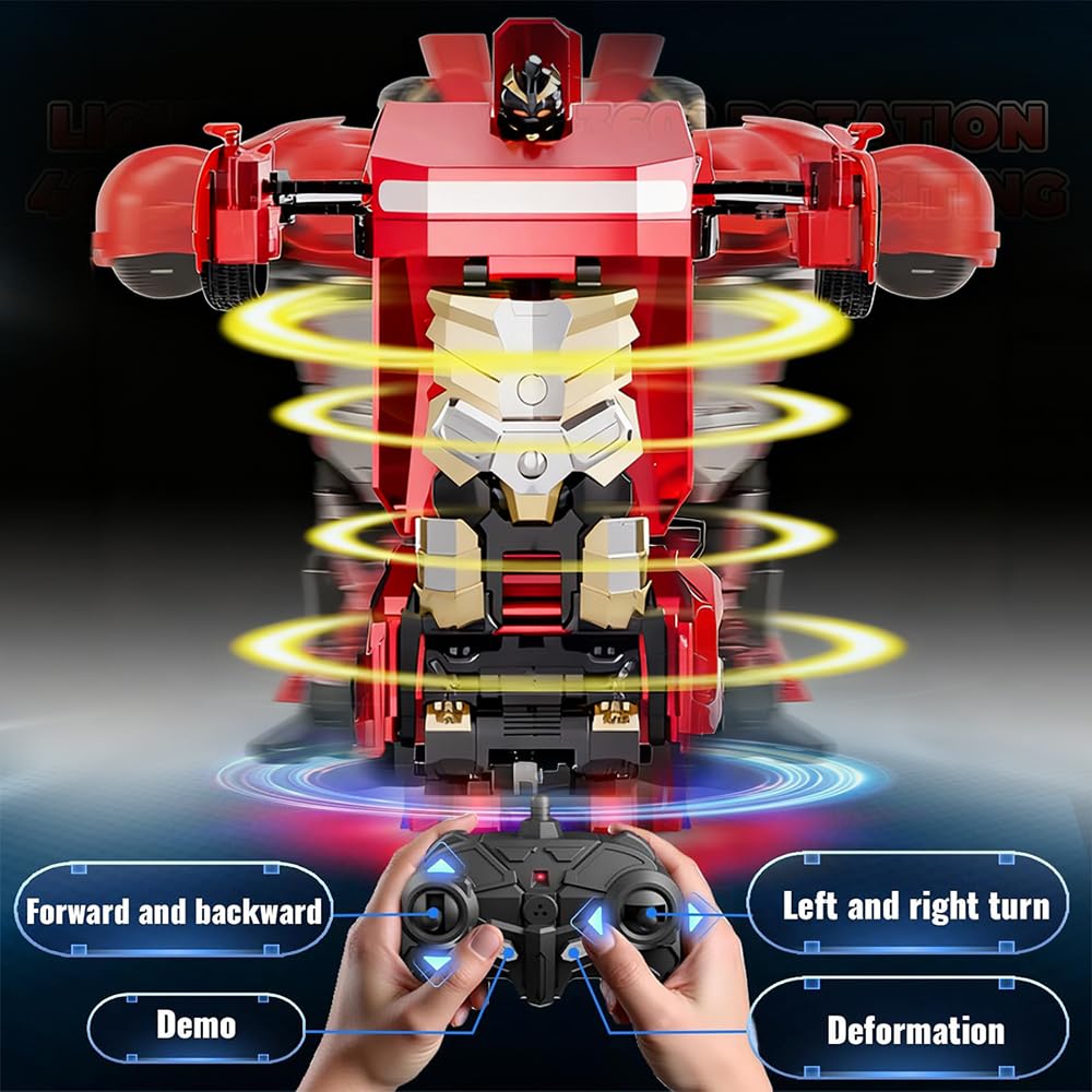 Tetesese 360-degree rotation boosts stunts and racing excitement.