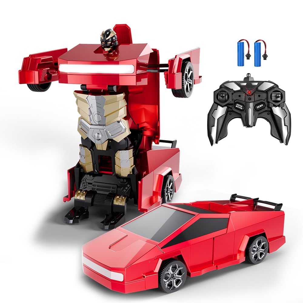 Tetesese robot toy in transforming RC car mode, exciting play and quick switching.