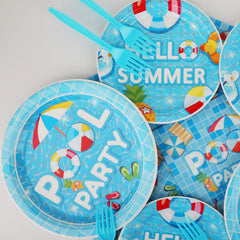 Tevxj pool party napkins for quick cleanup after sunny moments.