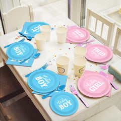 Tevxj baby shower decor ready tableware for coordinated celebrations