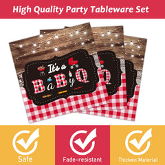Tevxj BabyQ 13-inch napkins provide two-layer durability for spills.