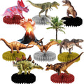 Tevxj dinosaur centerpiece, T-Rex design adds bright birthday table decor.