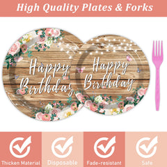 Tevxj pink forks for easy serving and cleanup at celebrations.