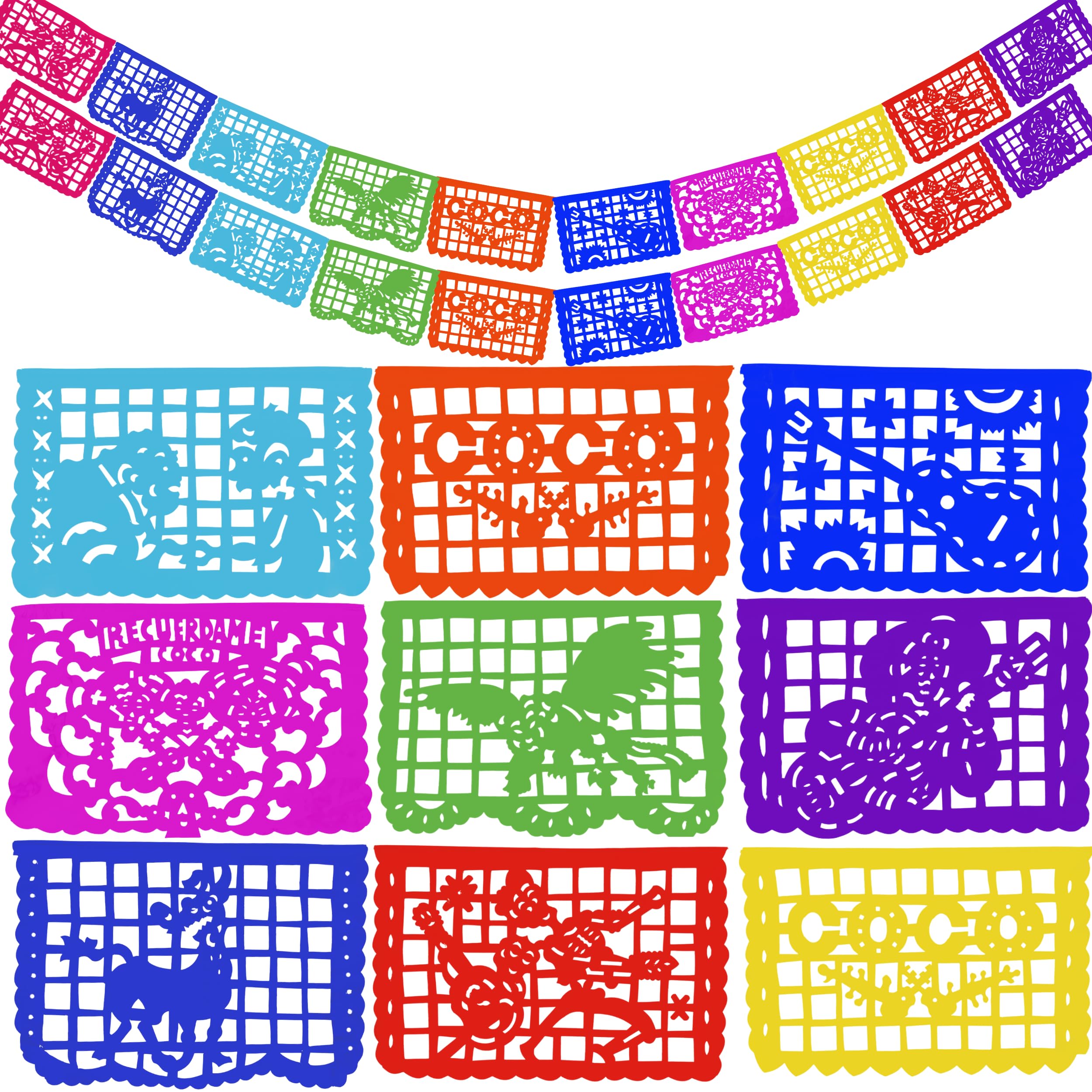 TexMex Fun Stuff Coco banner wall display for vibrant Day of the Dead celebrations