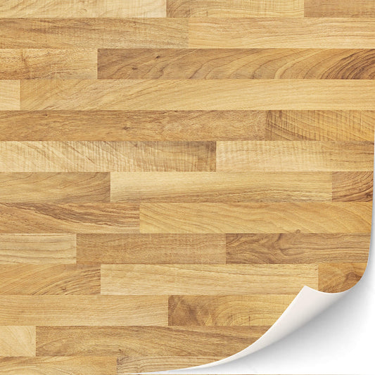TexturKontor oak wood flooring sheets with realistic grain for authentic dollhouse rooms.