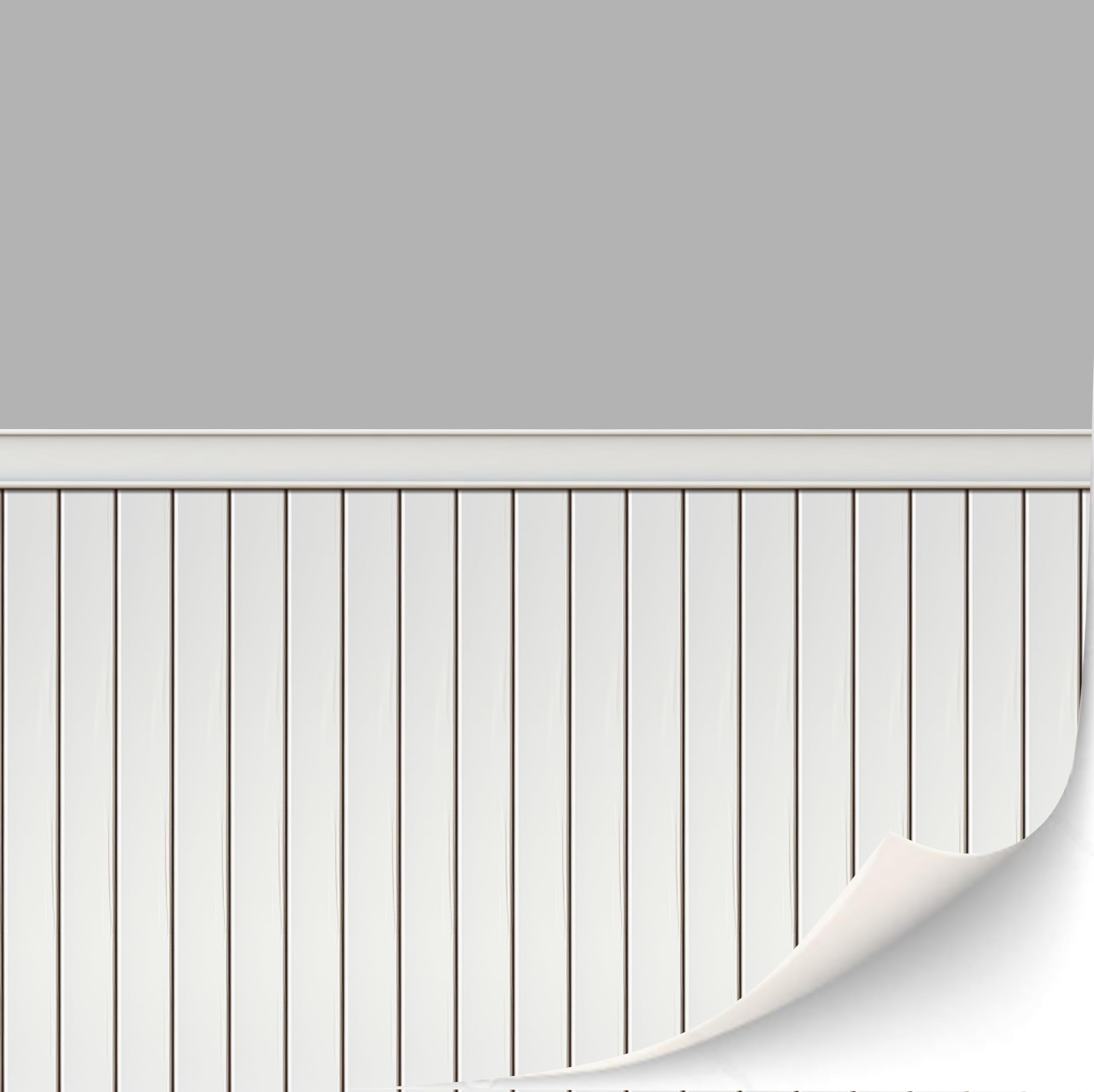 TexturKontor gray wood paneling for 1:12 dollhouses, self-adhesive wall cladding for easy customization.