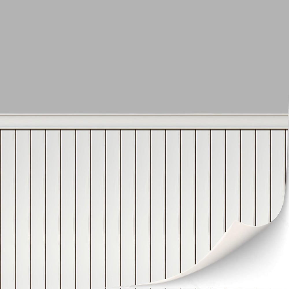 TexturKontor gray wood paneling for 1:12 dollhouses, self-adhesive wall cladding for easy customization.