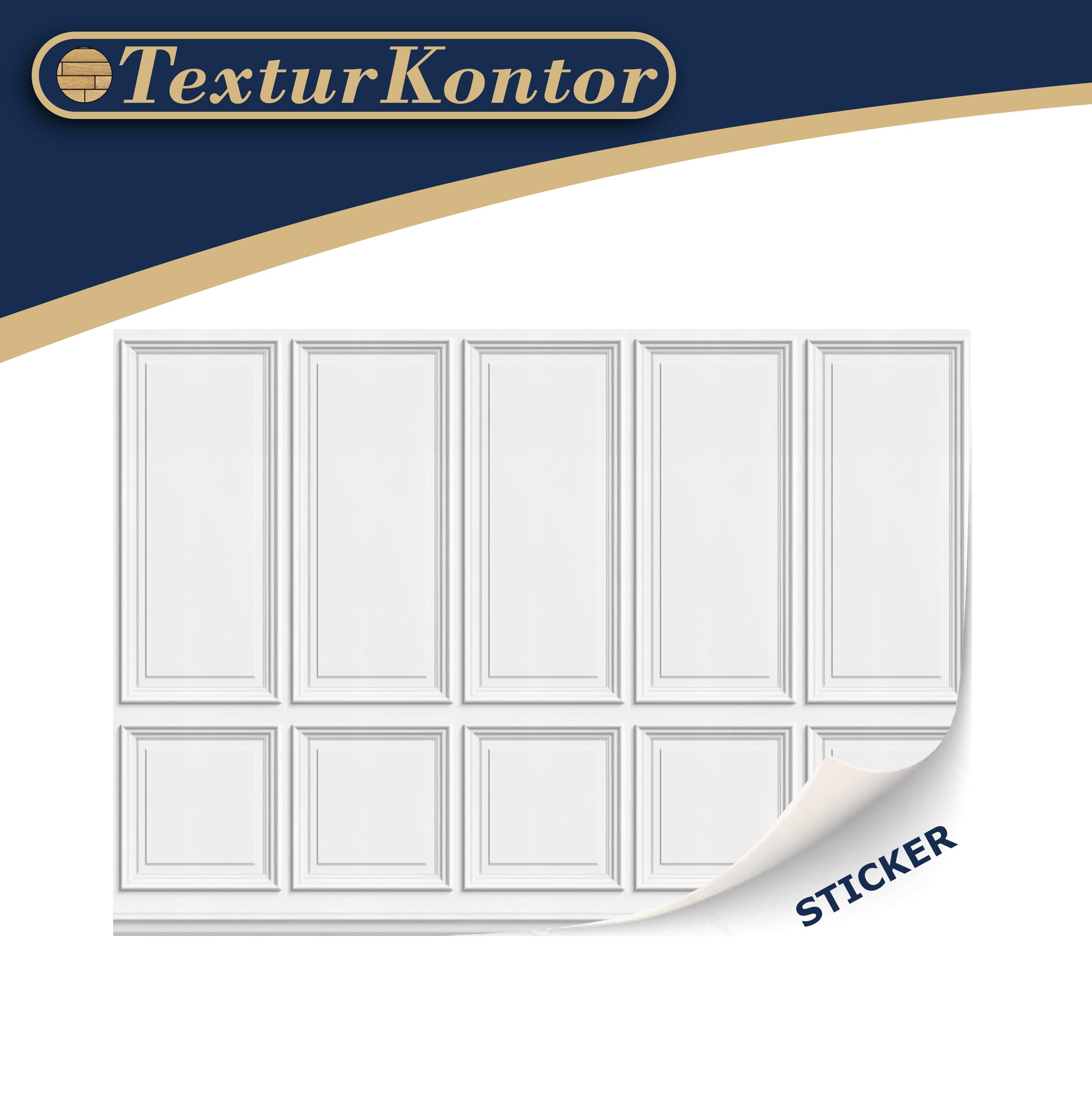 TexturKontor A4 sheet wall cladding designed for simple cutting and precise fit.