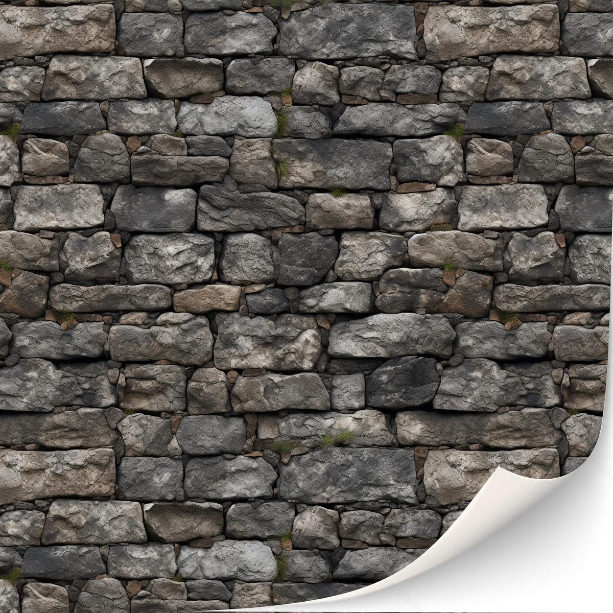 TexturKontor dollhouse brick wall cladding sheets with self-adhesive backing for quick application