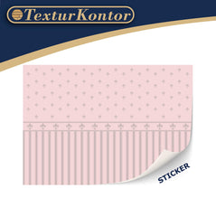 TexturKontor Lilibet dollhouse floorwallpaper, simple scissors-cut fit.