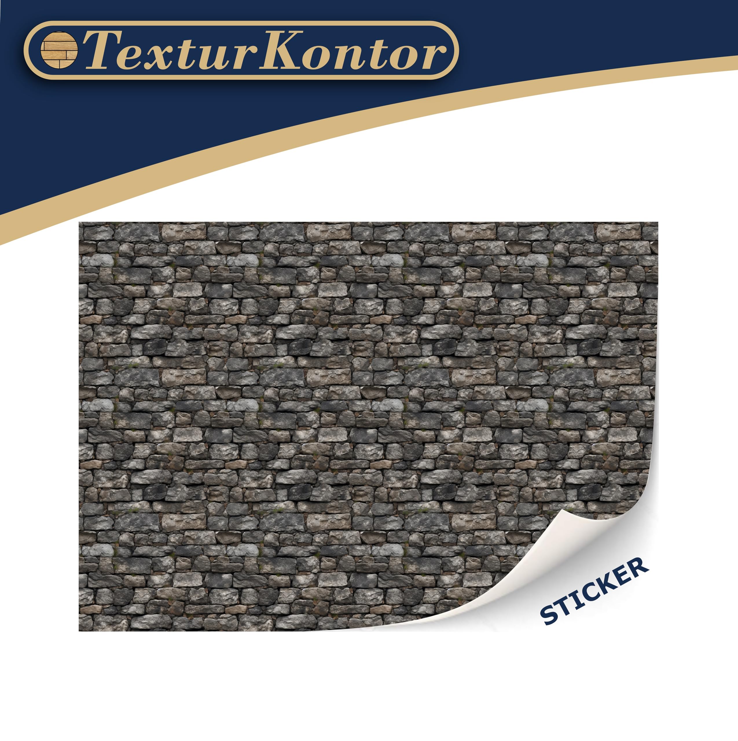 Self-adhesive dollhouse film by TexturKontor sticks securely to surfaces