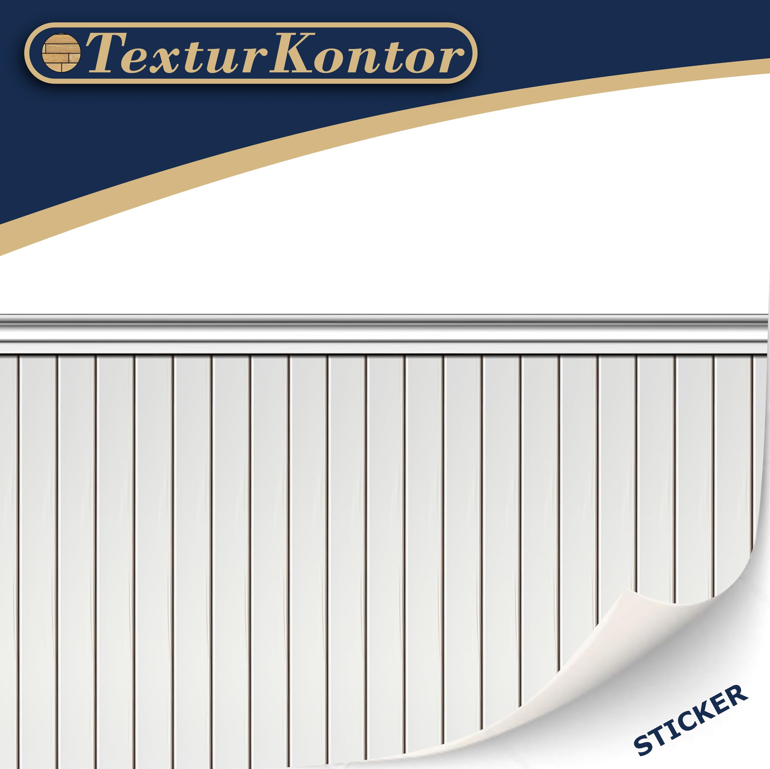 TexturKontor wood paneled wall cladding for 1:12 dollhouses, simple adhesion