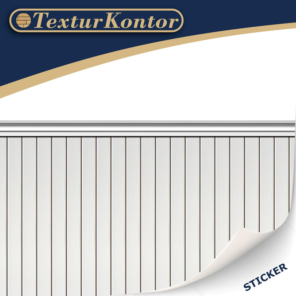 TexturKontor wood paneled wall cladding for 1:12 dollhouses, simple adhesion