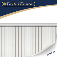TexturKontor wood paneled wall cladding for 1:12 dollhouses, simple adhesion