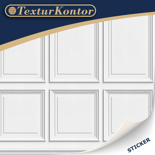 TexturKontor wood paneled Renaissance wall for dollhouses adds a refined, authentic look.