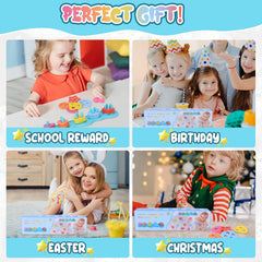 Colorful shapes support early learning of colors and counting