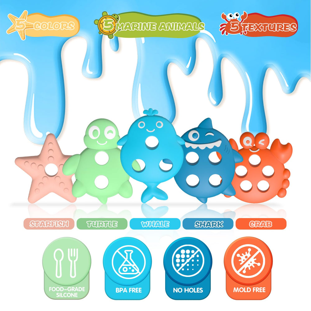 Texviko second starfish figure enhances sorting and texture exploration