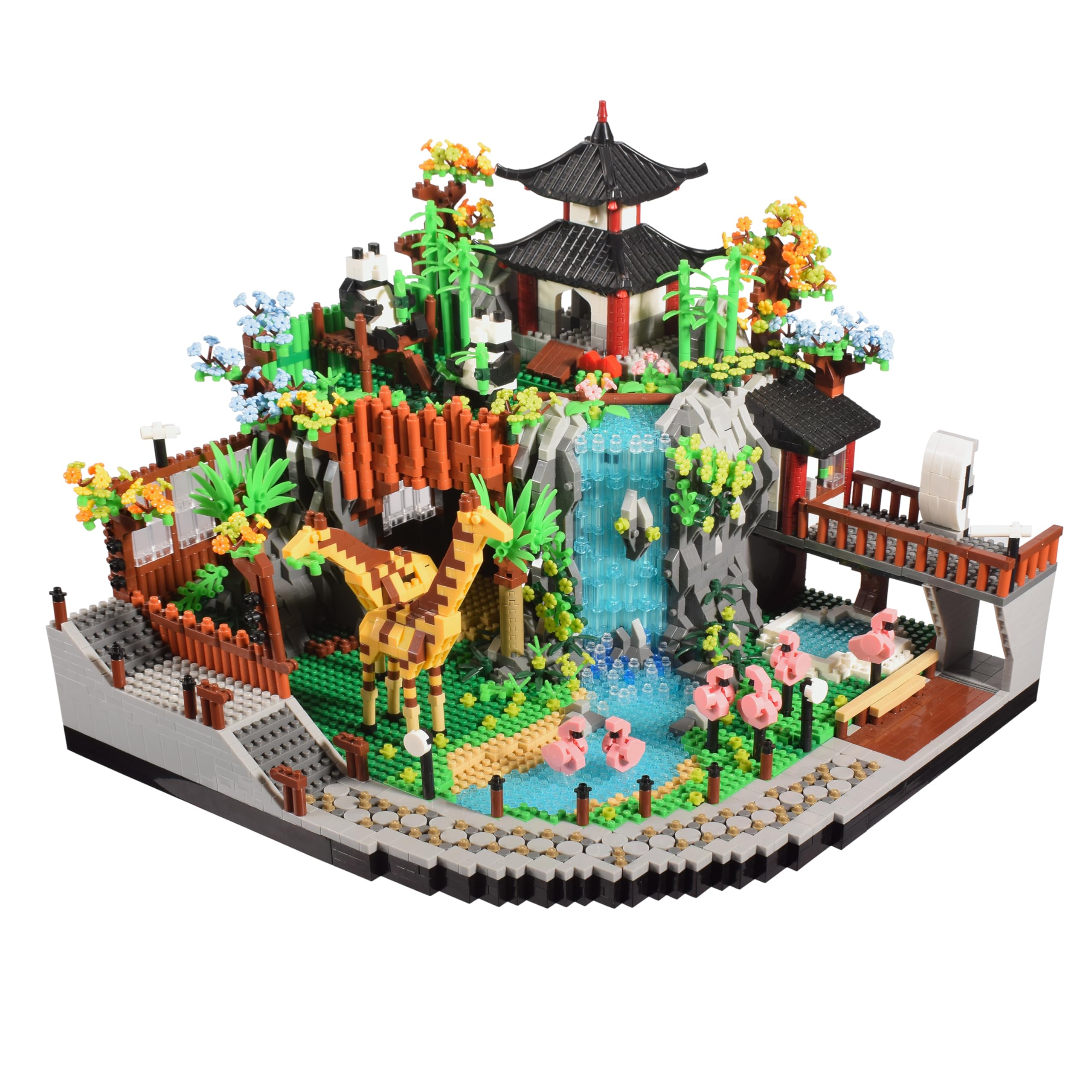 TEXXXIAN Zoo compact design fits small spaces for tabletop display.