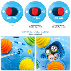 Teytoy ball jump-mode 5s with song upon pat.