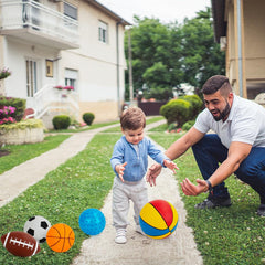 teytoy bouncy foam ball, soft rebound for giggly play