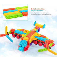 Teytoy Bristle Shape Blocks color variety aids color recognition and sorting.
