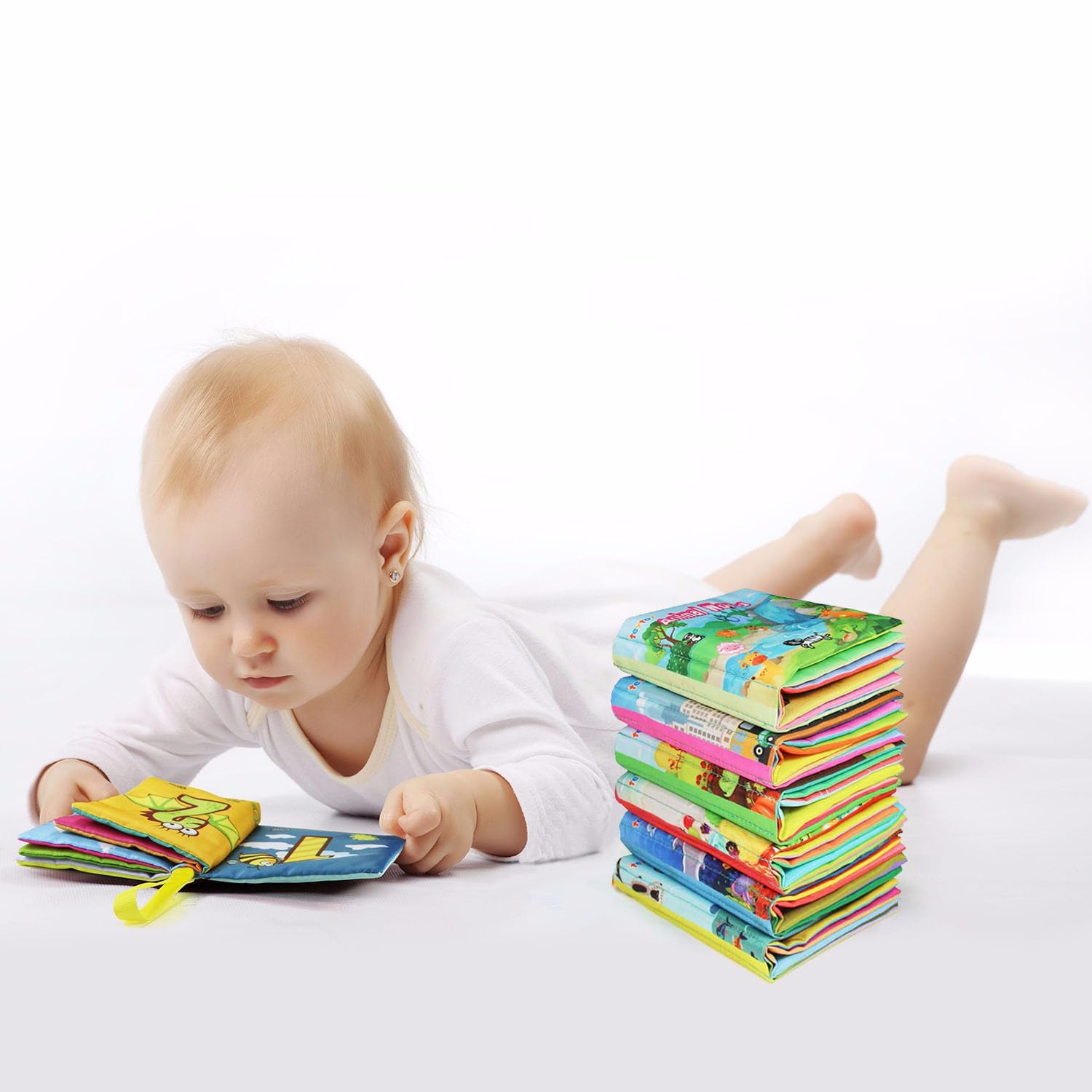 teytoy My First Soft Book color patterns page enhances visual focus and pattern recognition